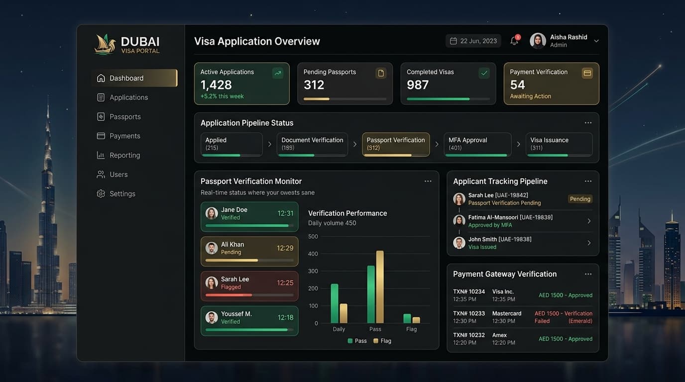 ATR Dubai Visa Platform project preview